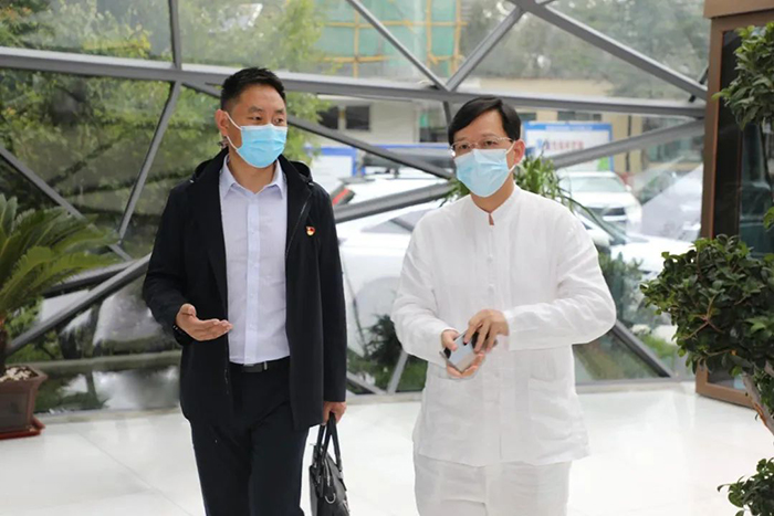 中华医学会健康管理学分会主任委员郭清教授来我院体检中心参观指导