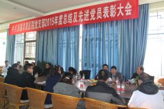 中共西藏阜康医院党支部2015年度总结 及先进党员表彰大会